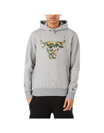 In den Einkaufswagen New Era NBA Chicago Bulls Logo Camo Hoodie "Gray" New Era NBA Chicago Bulls Logo Camo Hoodie "Gray"