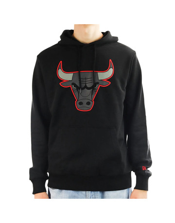 Neu Era NBA Chicago Bulls Logo Outline Pollover Hoodie