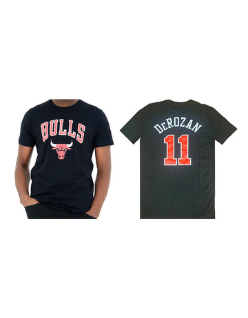 New Era NBA Chicago Bulls Logo Tee # 11 DE ROZAN #