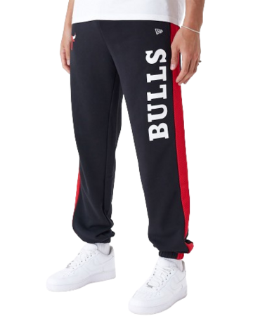 Neu Era NBA Chicago Bulls Mesh Panel Grau entspannt Joggers