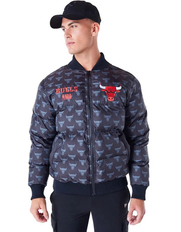 Neue Era NBA Chicago Bulls Monogram Pufferjacke "Black"