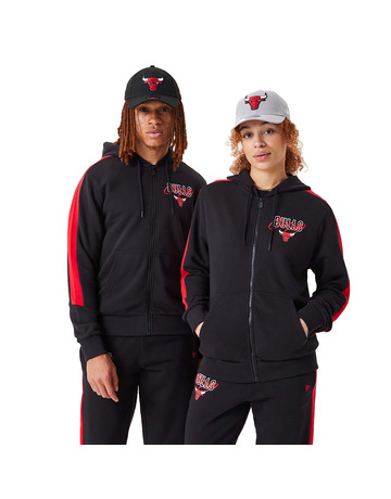 Neu Era NBA Chicago Bulls NBA Script Logo FZ Hoodie