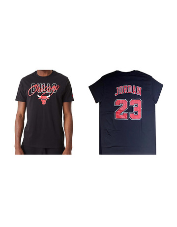 New Era NBA Chicago Bulls NBA Script Tee # 23 Jordan