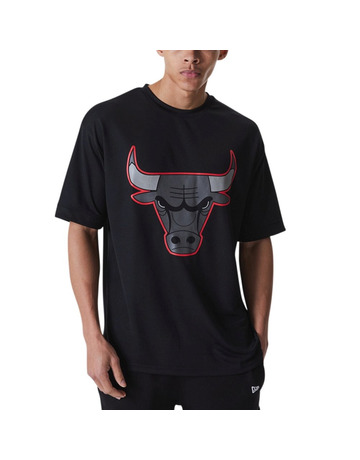 Neue Era NBA Chicago Bulls Outline Mesh überdimensioniert Tee