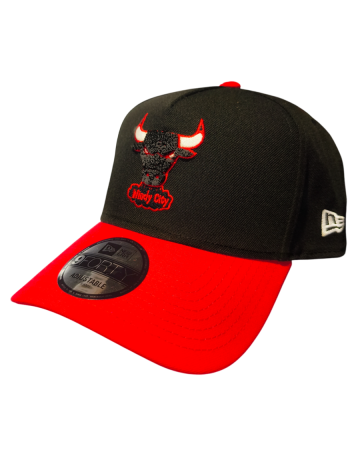 New Era NBA Chicago Bulls Snapback 9FORTY A-Frame "Black"