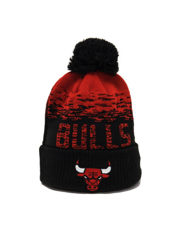 Neu Era NBA Chicago Bulls Sport Strick Manschette Mütze Pompom