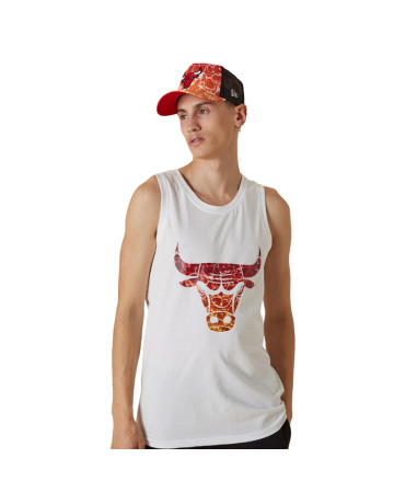 Neu Era NBA Chicago Bulls Team Wasserdruck Logo Tank Top