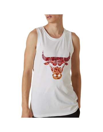 Neu Era NBA Chicago Bulls Team Wasserdruck Logo Tank Top
