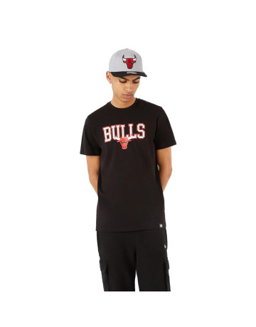 New Era NBA Chicago Bulls Throwback Graphic T-Shirt "Black"