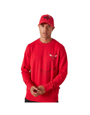 Neue Era NBA Chicago Bulls Washed Graphic Sweatshirt