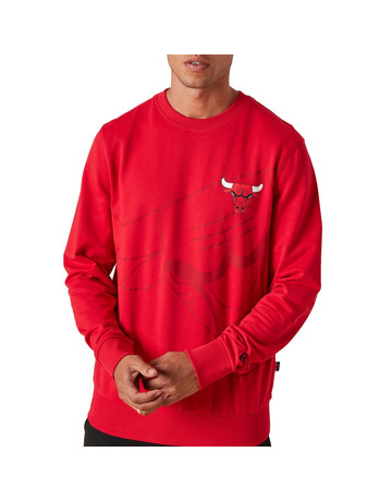Neue Era NBA Chicago Bulls Washed Graphic Sweatshirt
