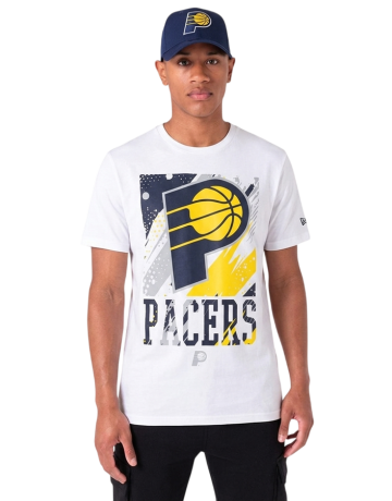 New Era NBA Indiana Pacers H3 Graphic Logo SS Tee "White"