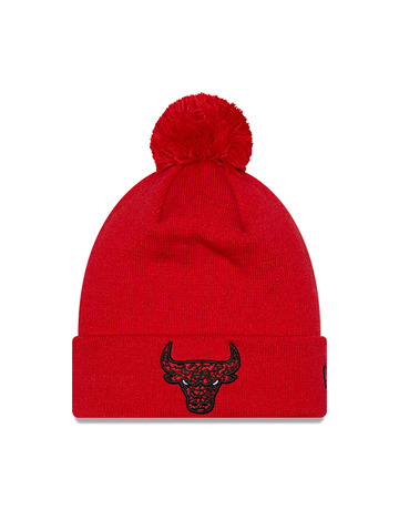Neu Era NBA Infuill Chicago Bulls Bobble Beanie Pompom "Red"