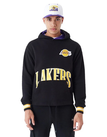 In den Einkaufswagen New Era NBA L.A. Lakers Arch Graphic Oversized Pullover Hoodie New Era NBA L.A. Lakers Arch Graphic Oversized Pullover Hoodie