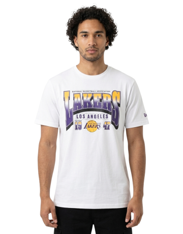 New Era NBA L.A Lakers Archive Graphic Regular Tee "White"
