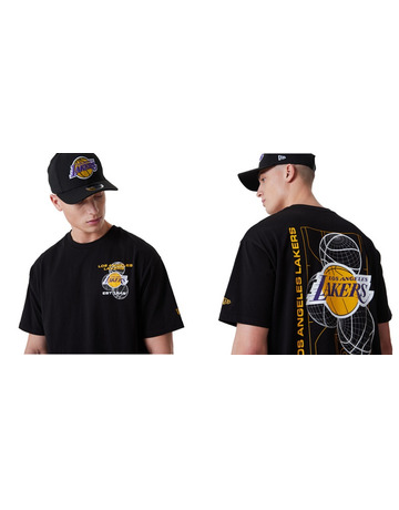 Neu Era NBA L.A. Lakers Basketball Graphic Tee "Black"