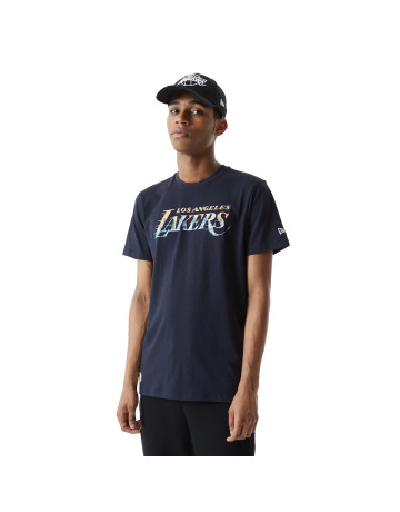 New Era NBA L.A Lakers Graphic Logo T-Shirt "Navy"