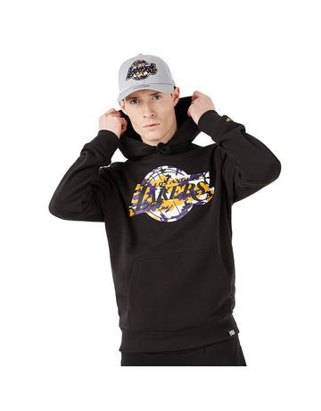 Neu Era NBA L.A Lakers Logo Camo Hoodie "Black"