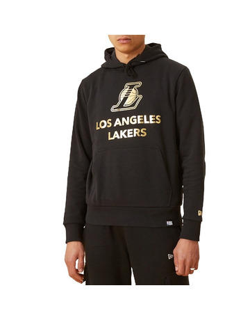 Neu Era NBA L.A Lakers Metallic Gold Logo Hoodie