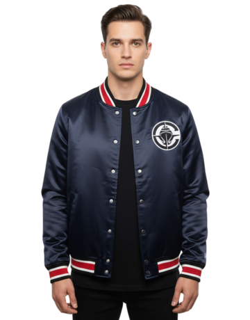 New Era NBA L.A. Clippers Embroidered Logo Bomber Jacket "Navy"