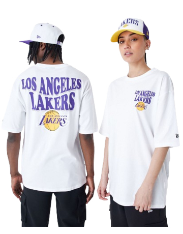In den Einkaufswagen Neue Ära NBA LA Lakers Script White Oversized T-Shirt Neue Ära NBA LA Lakers Script White Oversized T-Shirt