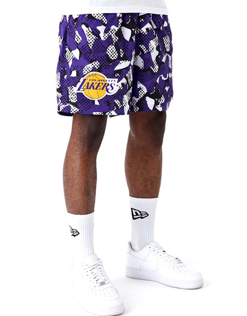 In den Einkaufswagen NBA LA Lakers Team Alle Over Print Shorts NBA LA Lakers Team Alle Over Print Shorts