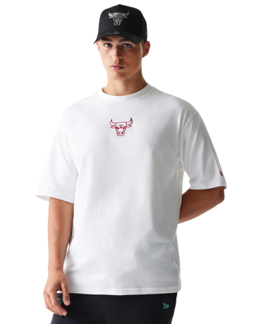 New Era NBA League Chicago Bulls Essential Oversized T-Shirt "White"