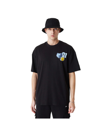 Neu Era NBA Memphis Grizzlies Arch Wordmark Überdimensionales T-Shirt