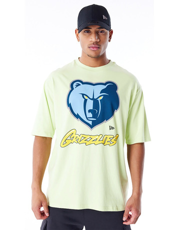 Neu Era NBA Memphis Grizzlies Wordmark Pastel Green Oversized T-Shirt