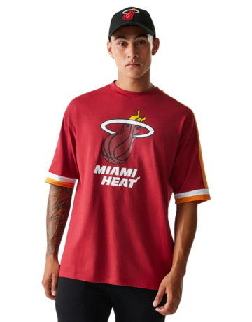 In den Einkaufswagen New Era NBA Miami Heat Panel Oversized T-Shirt New Era NBA Miami Heat Panel Oversized T-Shirt