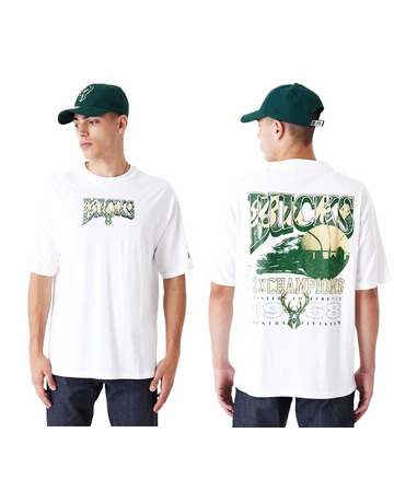 Neu Era NBA Milwaukee Bucks Championship Oversized T-Shirt