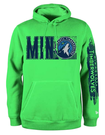 Neu Era NBA Minnesota Timberwolves Tipp Off 2024 Hoodie