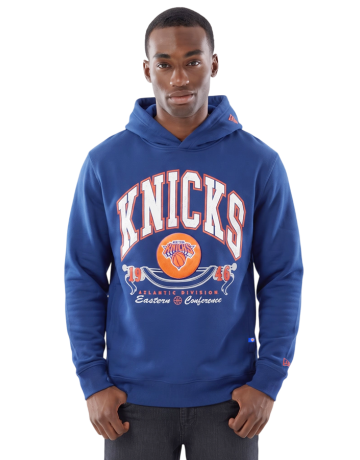 New Era NBA New York Knicks Campus Graphic Hoodie "Rush Blue"