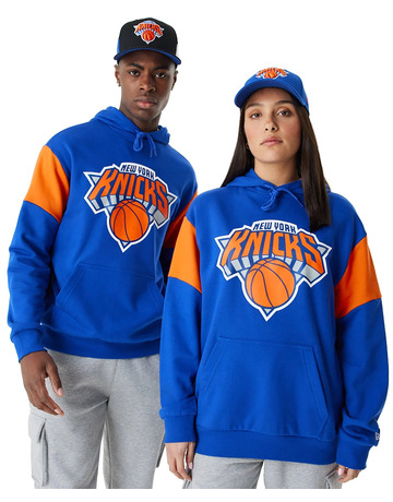 New Era NBA New York Knicks Farbe Block überdimensional Hoodie