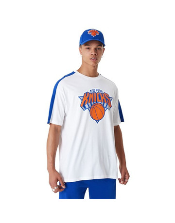 New Era NBA New York Knicks Farbe Block überdimensionales T-Shirt