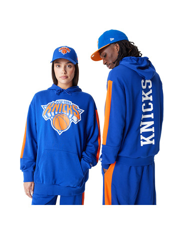 New Era NBA New York Knicks Farbe Block Pullover Hoodie