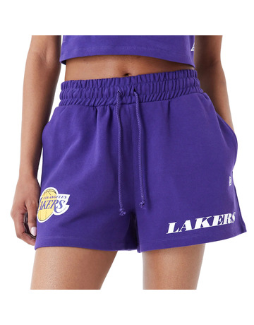 Neu Era NBA Team LA Lakers Logo Damen Shorts
