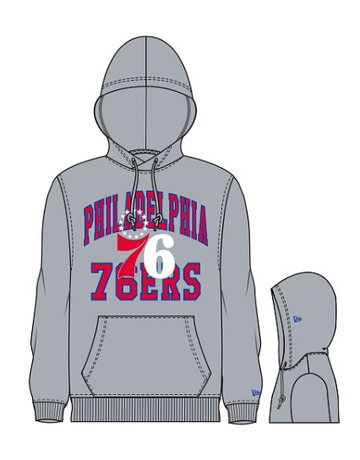 Neu Era NBA23 Philadelphia 76ers To Pullover Hoodie
