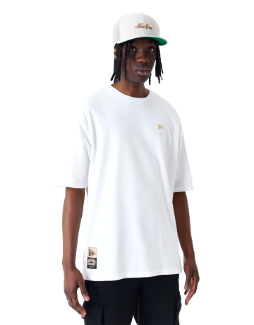 New era NY Sticker Oversized T-Shirt "White"