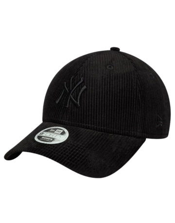New Era Wmns MLB NY Yankees Cord 9FORTY Adjustable Cap "Black"