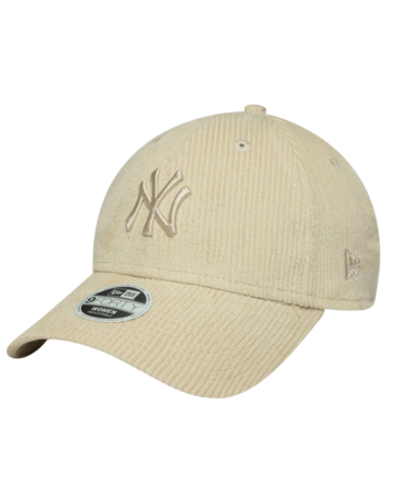 New Era Wmns MLB NY Yankees Cord 9FORTY Adjustable Cap "Cream"
