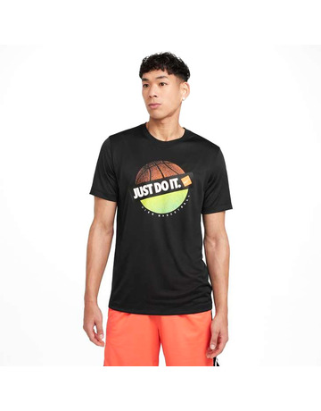 Nike T-Shirt Dri Fit Basket einfach machen "Schwarz"