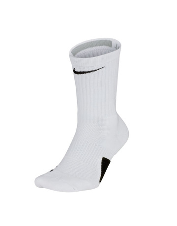 Nike Elite Crew Basketball Sock "White"