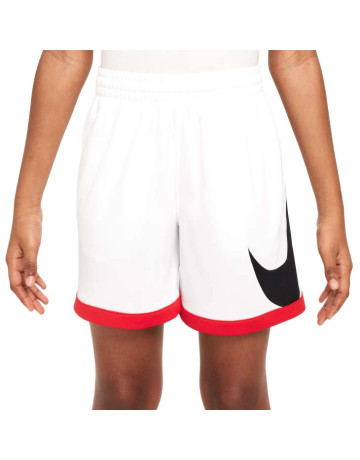 Nike Kids Swoosh Multi+ Dri Fit Short "White/Black/Red"