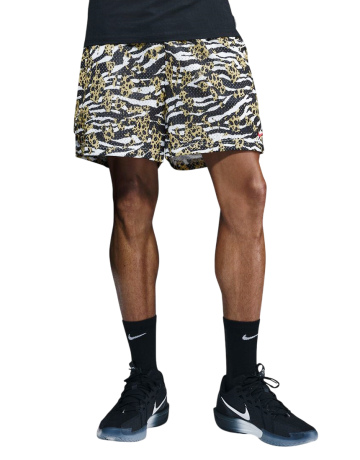 Nike Practice Mesh 13cm Dri-FIT Basketball Shorts "White Safari/University Red"
