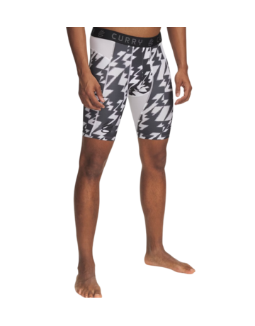Curry HeatGear® Printed Shorts "White"