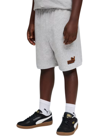 Puma ESS LOGO LAB Relaxed Shorts  "Light Gray Heather"