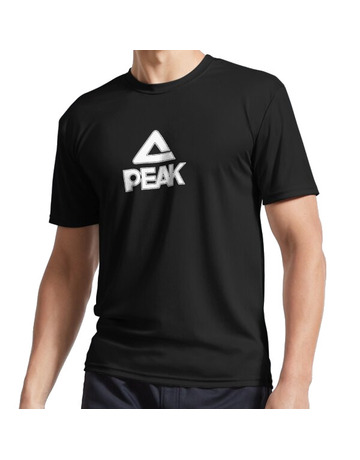 Camiseta Adulto/Niñ@ Peak Sport Basketball Rundhalsausschnitt Big Graphic "Black"
