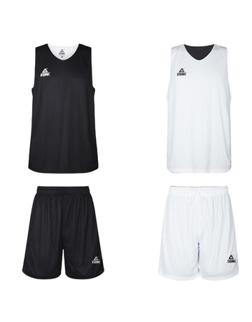 Set Reversible Adulto Peak Sport Basketball Team Reversible "Black/White"