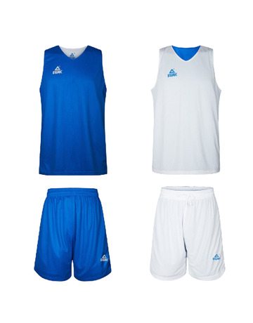 Set Reversible Adulto Peak Sport Basketball Team "Blue/White"